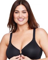 Glamorise Full Figure Plus Size WonderWire Front-Closure Posture Back Bra Underwire thumbnail number 1