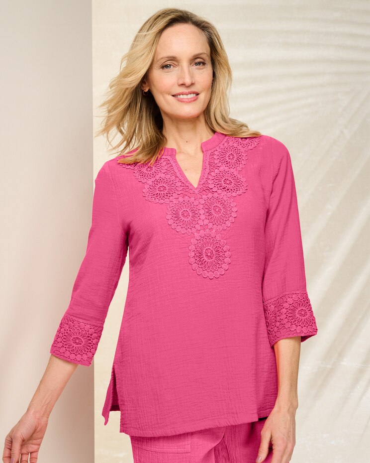 Easy Breezy Crochet Tunic image number 1