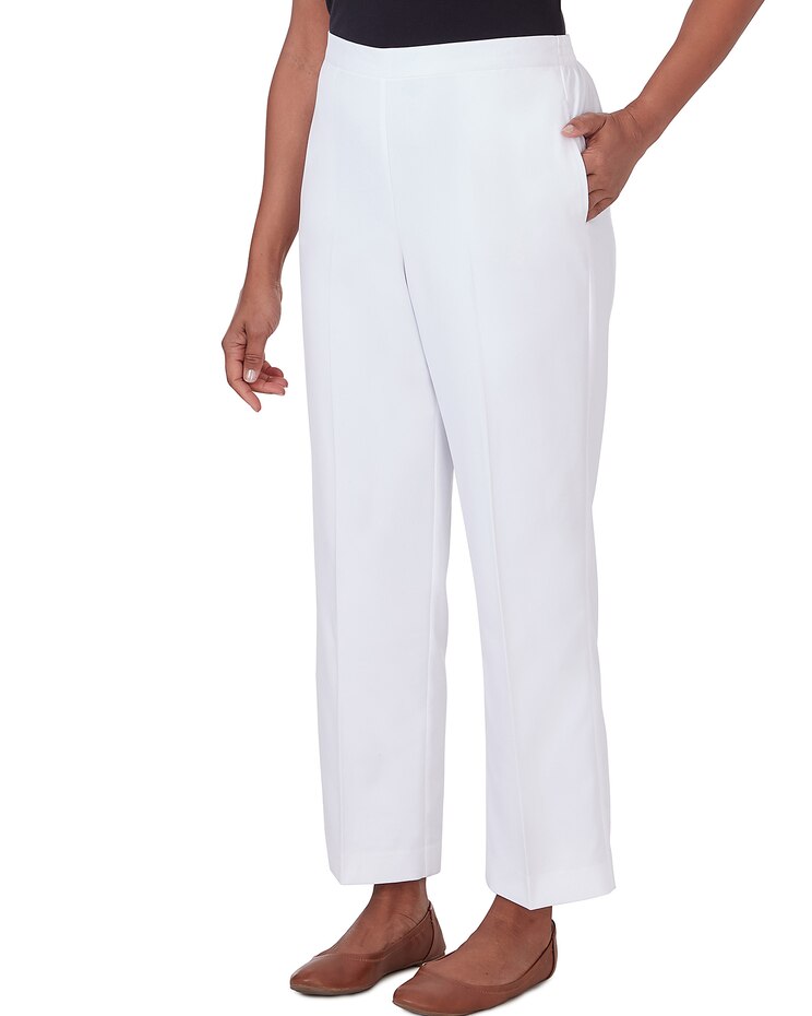 Alfred Dunner® Paradise Island Twill Average Length Pant image number 3