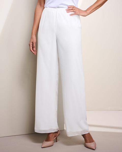 Silky Chiffon Pant by Alex Evenings