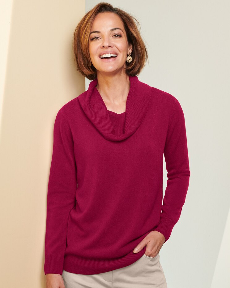 Soft Spun® Acrylic Cowl Tunic image number 1
