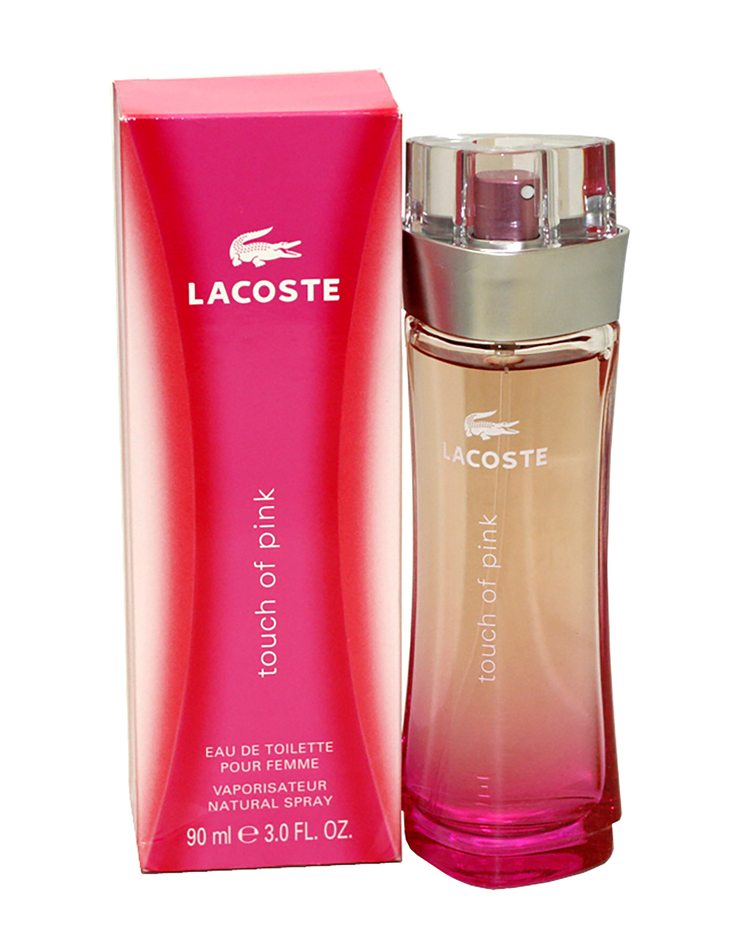 Lacoste Touch Of Pink Eau De Toilette Spray for Women by Lacoste - 3 oz / 90 ml image number 1