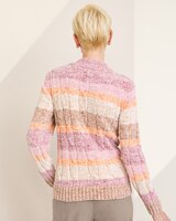 Chenille Stripe Sweater by Alfred Dunner thumbnail number 2