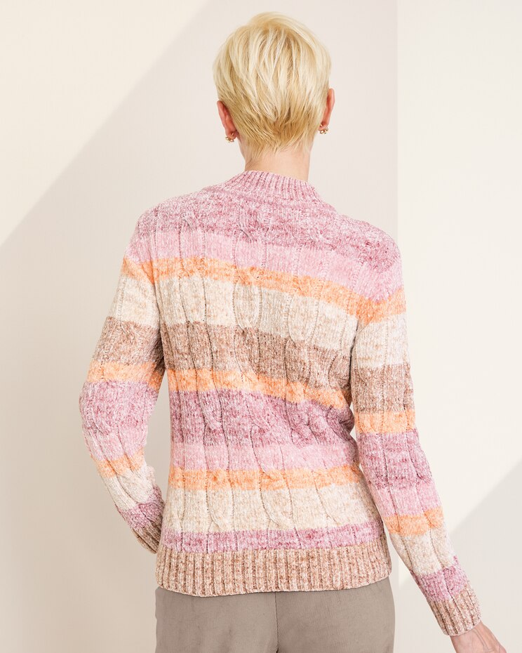 Chenille Stripe Sweater by Alfred Dunner image number 2