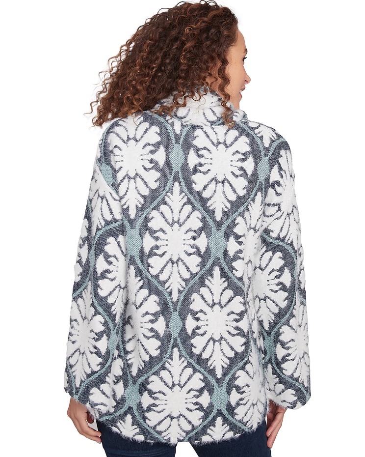 Ruby Rd® Wintery Glow Knit Jewel Tile Top image number 2