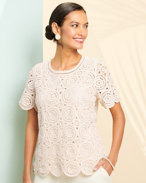 Crochet Medallion Top