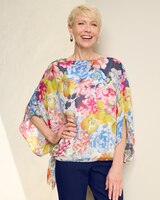 Sun Drenched Garden Poncho thumbnail number 1