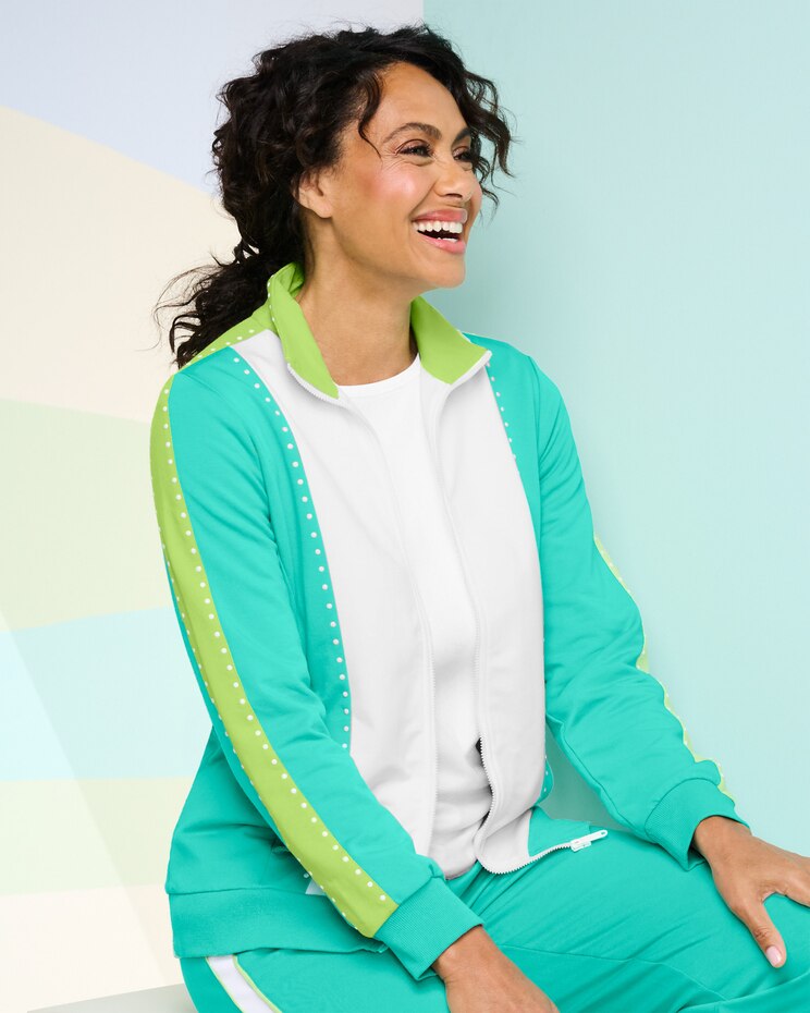 Color Pop French Terry Jacket image number 1