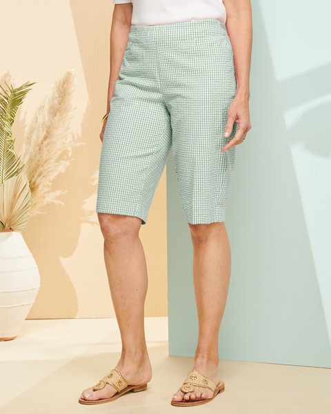 Seersucker Check Shorts