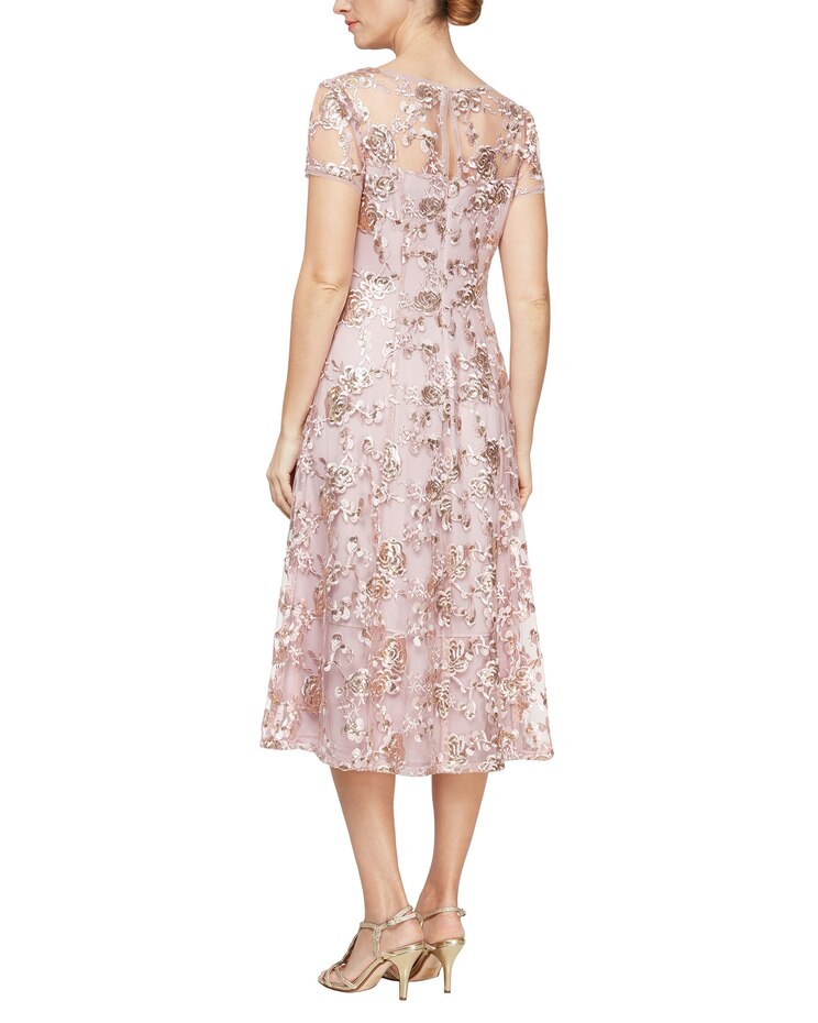 S.L. Fashions Sleeveless Jacket Dress with Beading at Neckline image number 2
