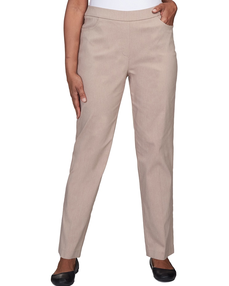 Alfred Dunner® St.Moritz Allure Fly Front Average Length Pant image number 1