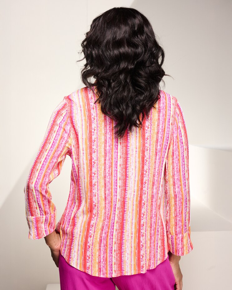 Boca Crinkle Striped Shirt image number 2