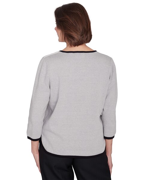 Alfred Dunner® Classics Colorblock Beaded Top