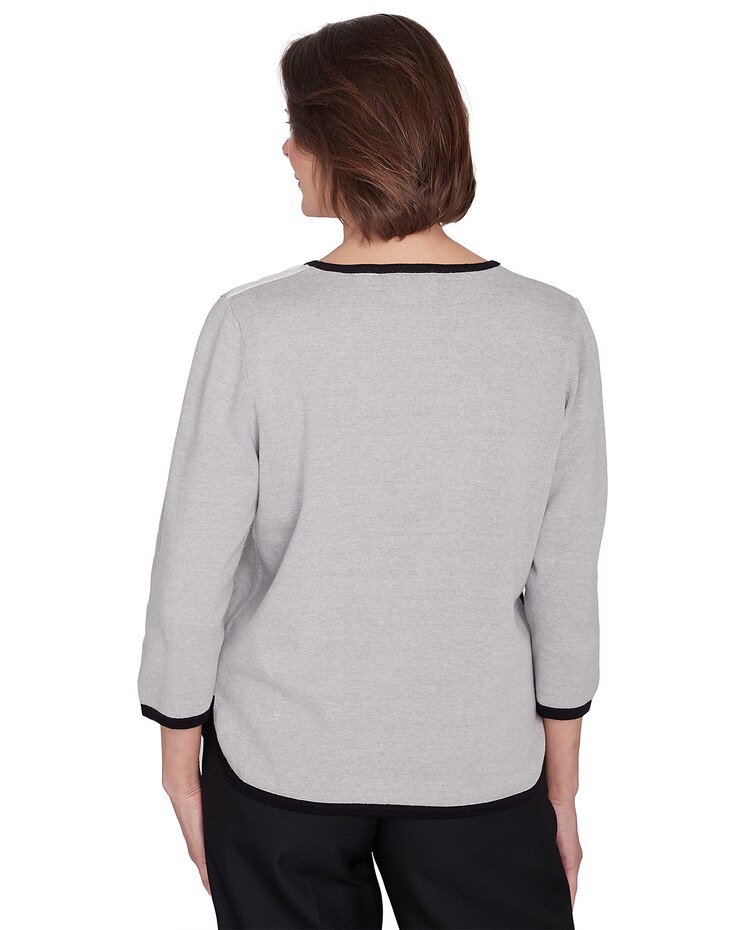Alfred Dunner® Classics Colorblock Beaded Top image number 8
