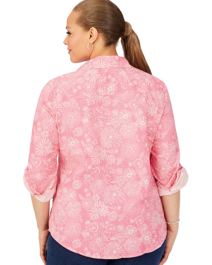 Faith Non-Iron Rainfall Tunic  image number 11