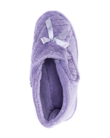 MUK LUKS Soft Ones Micro Chenille Adjustable Bootie Slipper thumbnail number 5