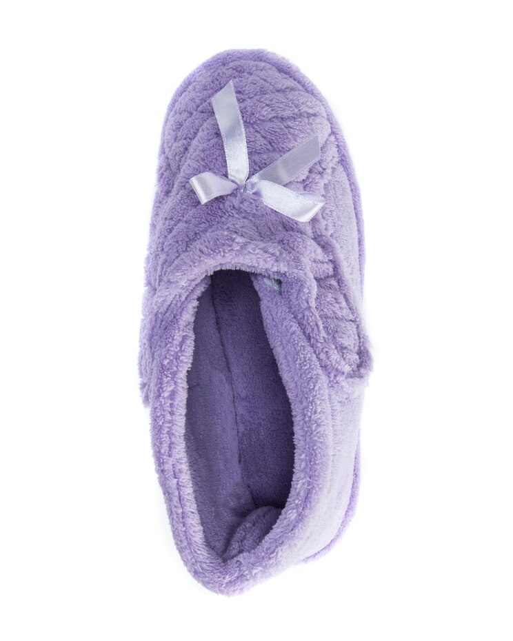 MUK LUKS Soft Ones Micro Chenille Adjustable Bootie Slipper image number 5