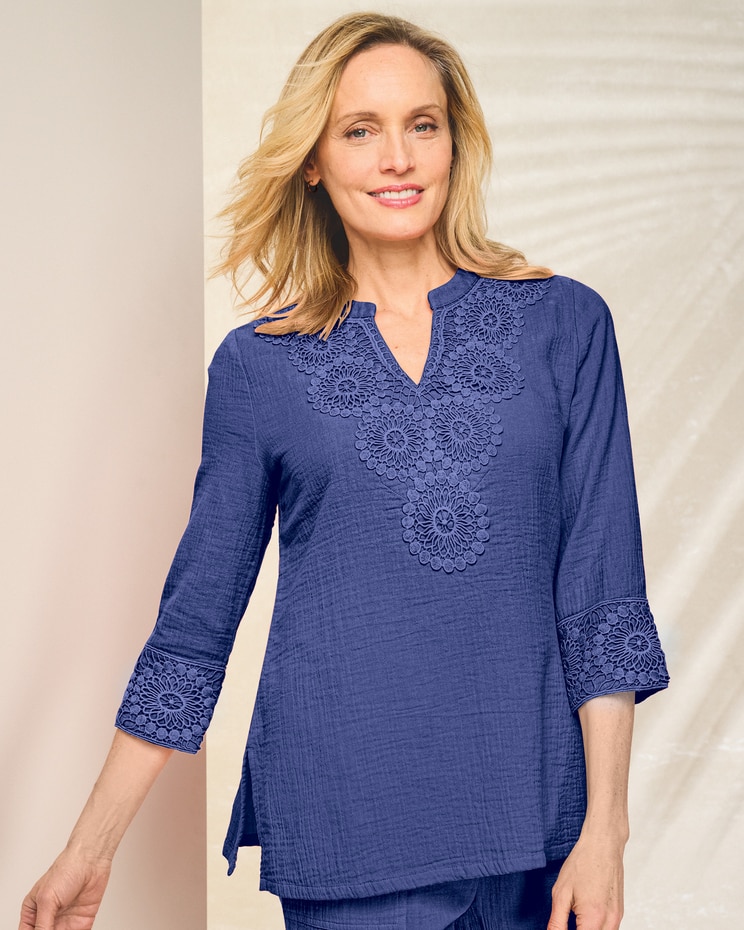 Easy Breezy Crochet Tunic image number 1