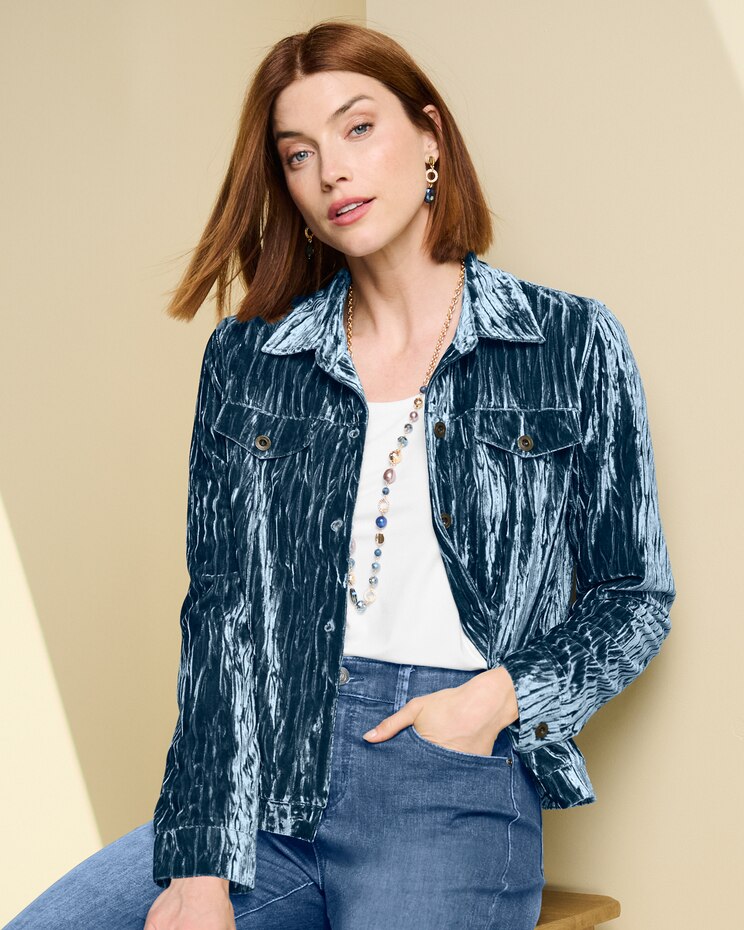 Crushed Velvet Jacket image number 1