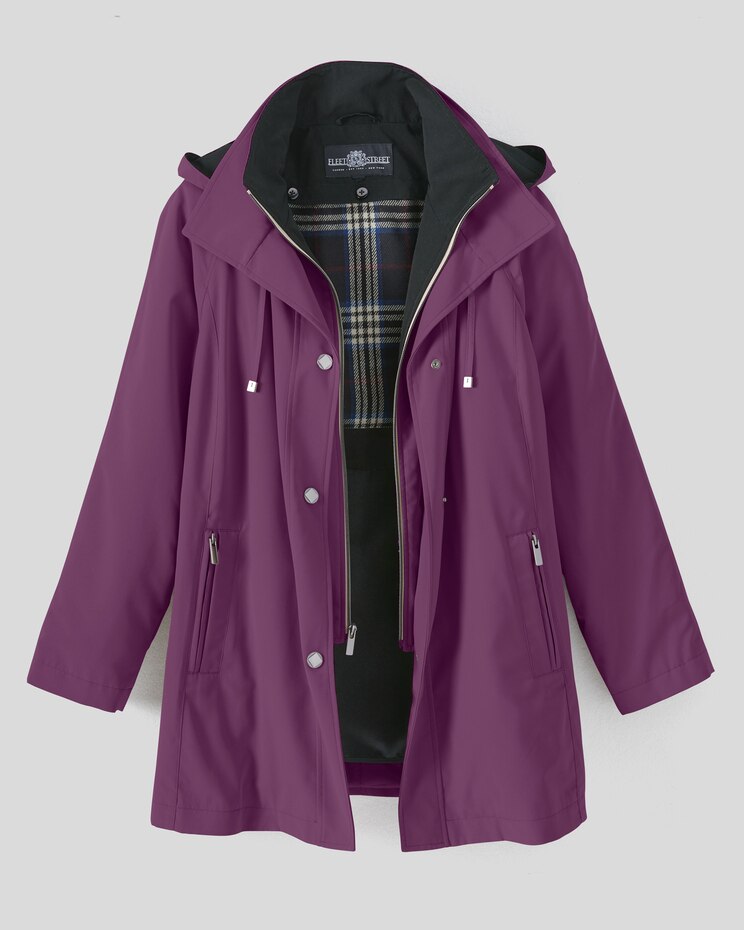 Fleet Street® Short Three-Season Raincoat image number 9