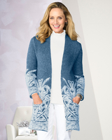 Winter Dream Open Front Sweater by Picadilly thumbnail number 1