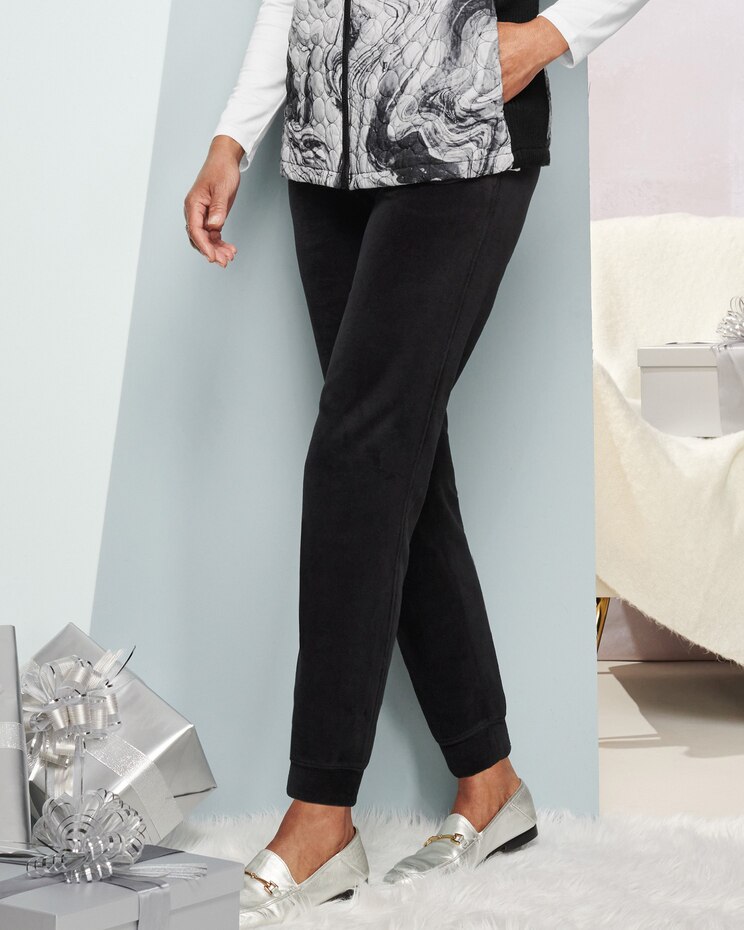 Alfred Dunner Velour Jogger image number 1