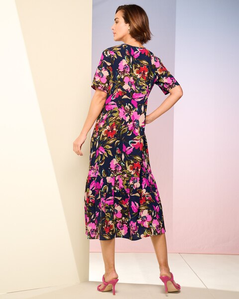 Floral Tiered Dress