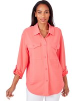 Ruby Rd® Patio Party Jacket Stripe Ottoman thumbnail number 1