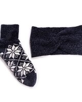 MUK LUKS Chenille Footie Sock & Headband Gift Sets thumbnail number 4
