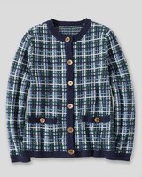 Tweed Cardigan Sweater thumbnail number 3
