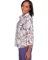 Alfred Dunner® Charm School Drama Paisley Top thumbnail number 4