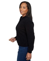 Alfred Dunner® Classics Classic Zip Up Front Cardigan thumbnail number 4