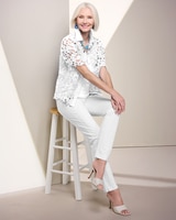 Lisbon Lace Button Front Shirt thumbnail number 3