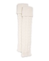 MUK LUKS® Women's Tall Cabled Leg Warmers Socks thumbnail number 1