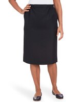Alfred Dunner® Cinch Waist Midi Skirt with Slant Pockets thumbnail number 1