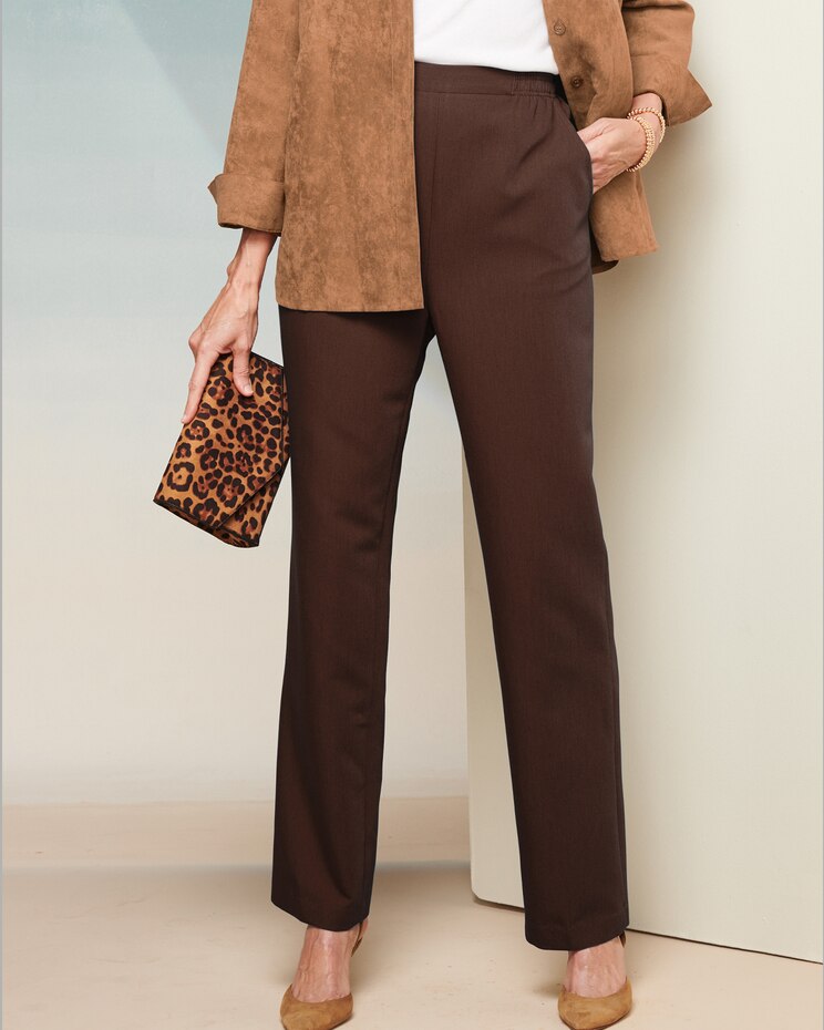 Washable Wool Blend Pants image number 1