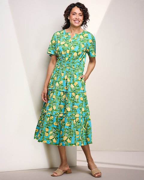 Limoncello Tiered Dress