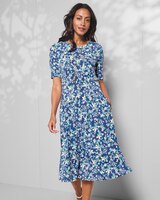 Carefree Knit Scattered Floral Knit Dress thumbnail number 1