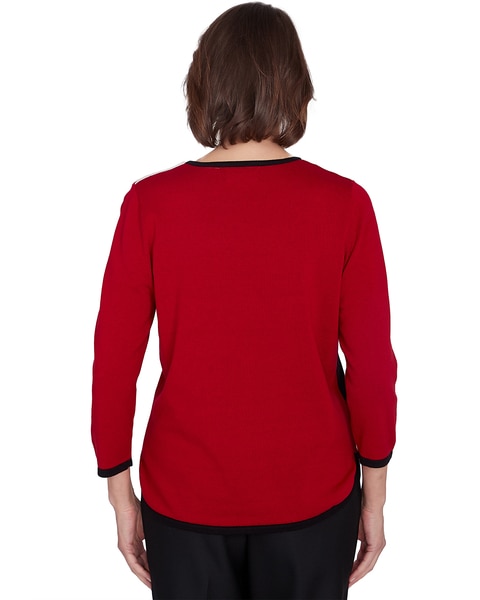 Alfred Dunner® Classics Colorblock Beaded Top