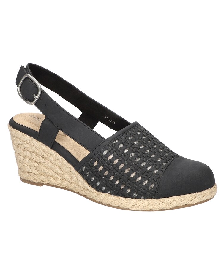 Easy Street® Taffy Espadrille Wedges image number 1