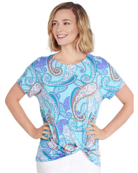 Ruby Rd® Puff Paisley Top