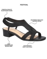 Easy Street® Festival Block Heel Sandals thumbnail number 8