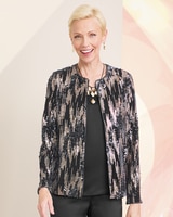 Waterfall Velvet Sequin Jacket thumbnail number 1
