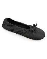 MUK LUKS Soft Ones Stretch Satin Ballerina Slippers thumbnail number 1