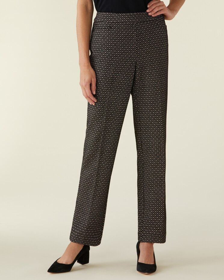 Diamond Jacquard Pants image number 3