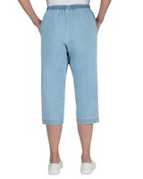 Alfred Dunner® Classic Fit Denim Capri Pant with Pockets thumbnail number 2