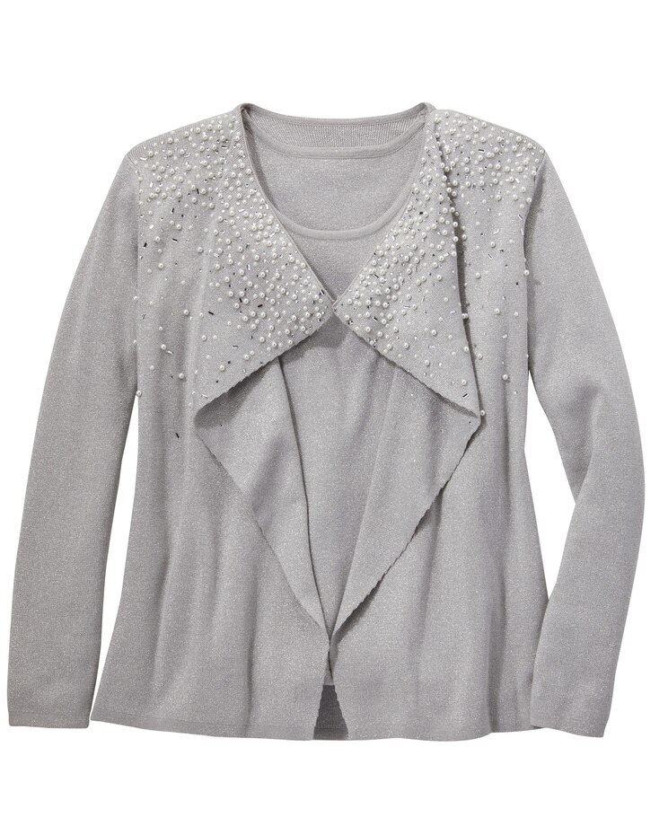 Metallic Pearl Sweater image number 3