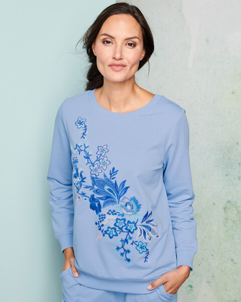 Full Bloom French Terry Pullover