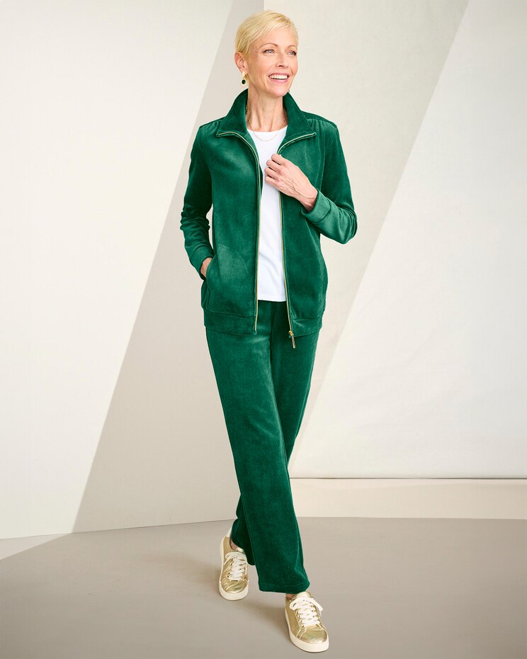 Luxe Velour Jacket Set image number 1