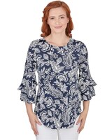 Ruby Rd® By The Sea Knit Monotone Top thumbnail number 1